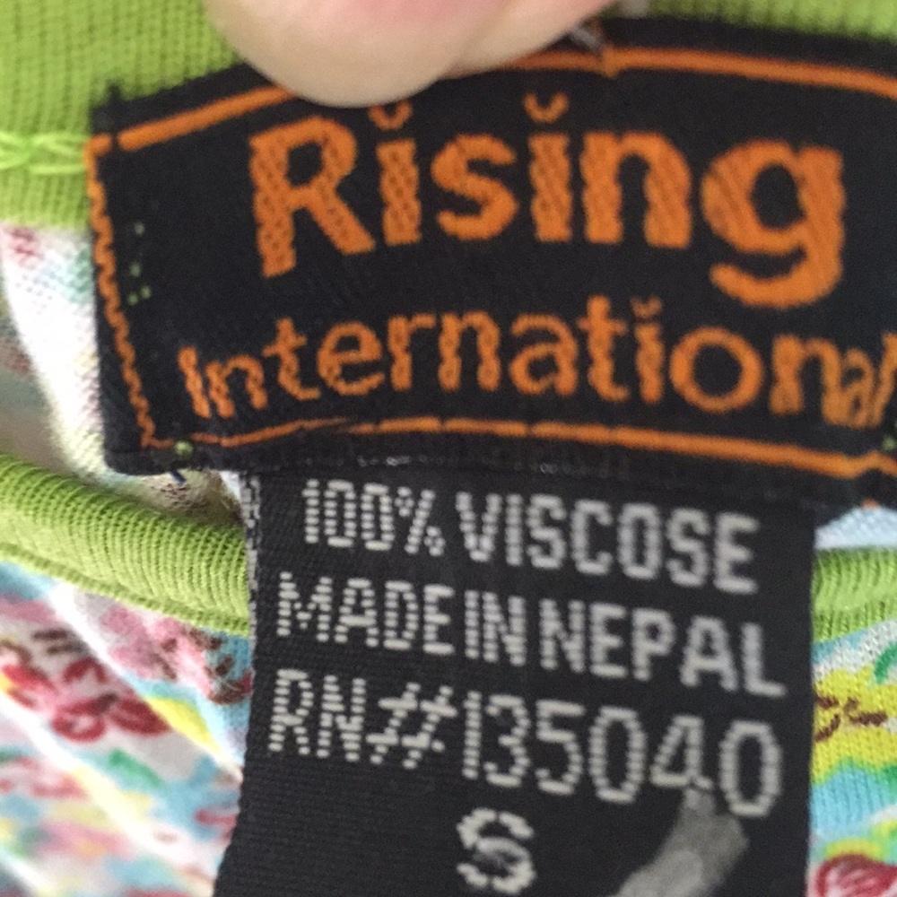 Rising International Boho Patchwork Flowy Dress - image 8